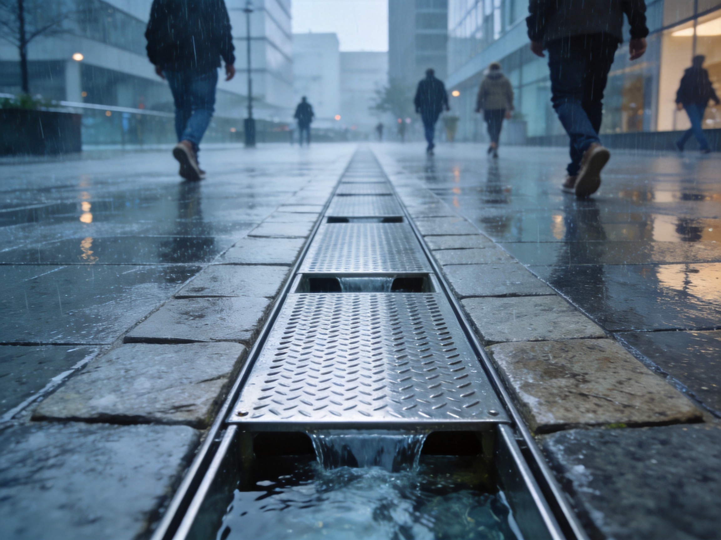 Anti-Slip and Wear-Resistant Linear Drainage Channel for Safer High-Flow Water Management