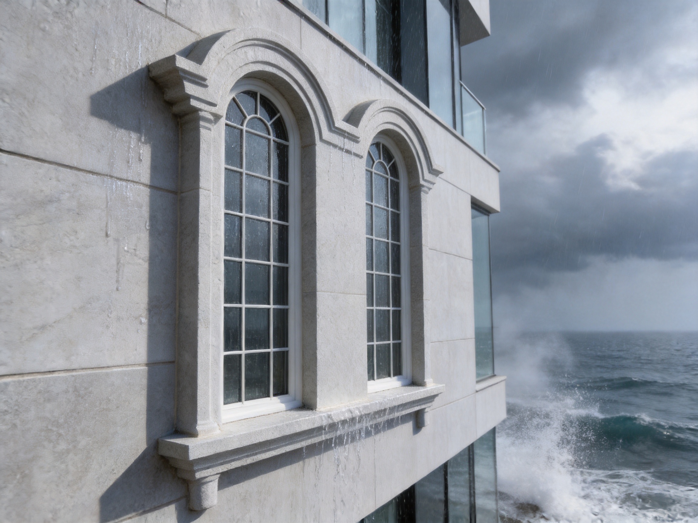 Weatherproof Outdoor GRC Door and Window Frames for Harsh Environments