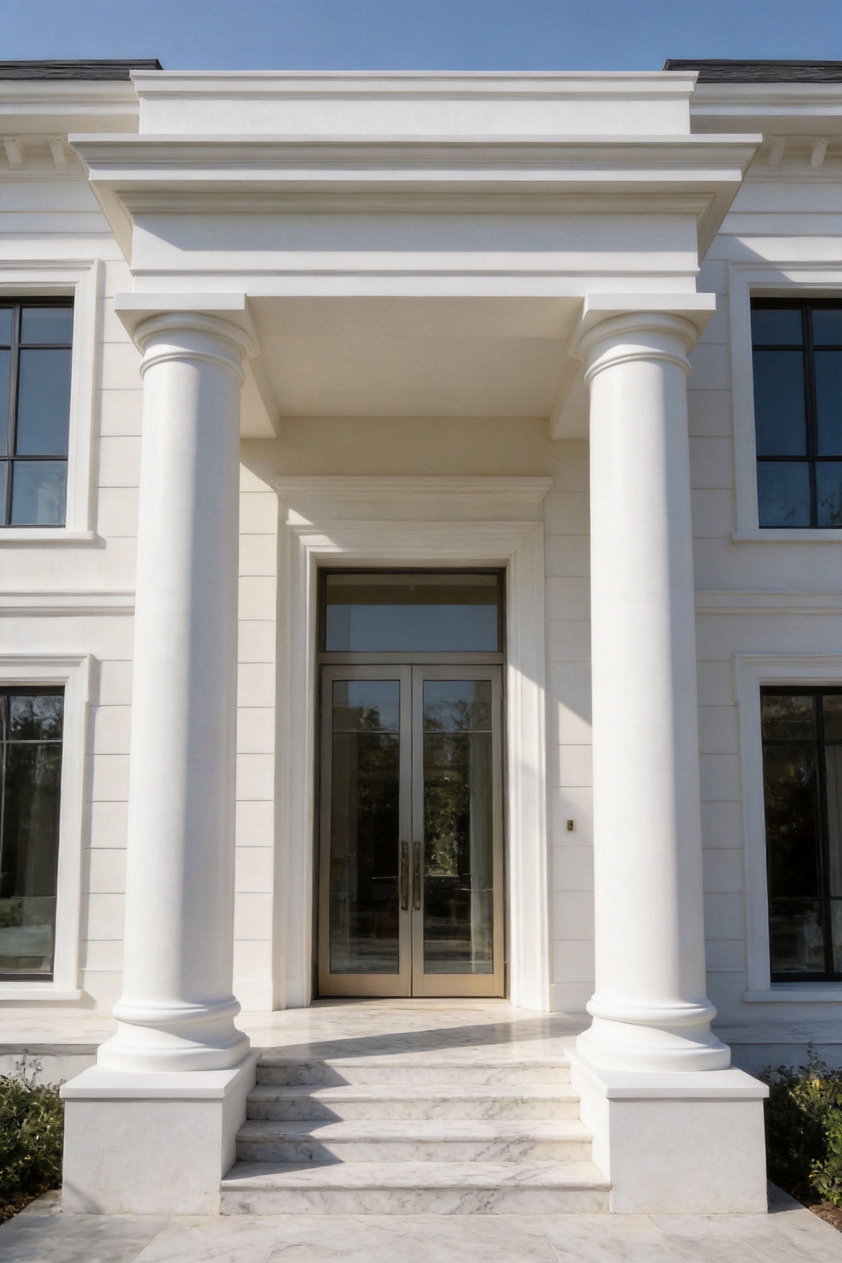 Seamless Smooth-Finish GRC Roman Columns for Classical Facades and Modern Construction