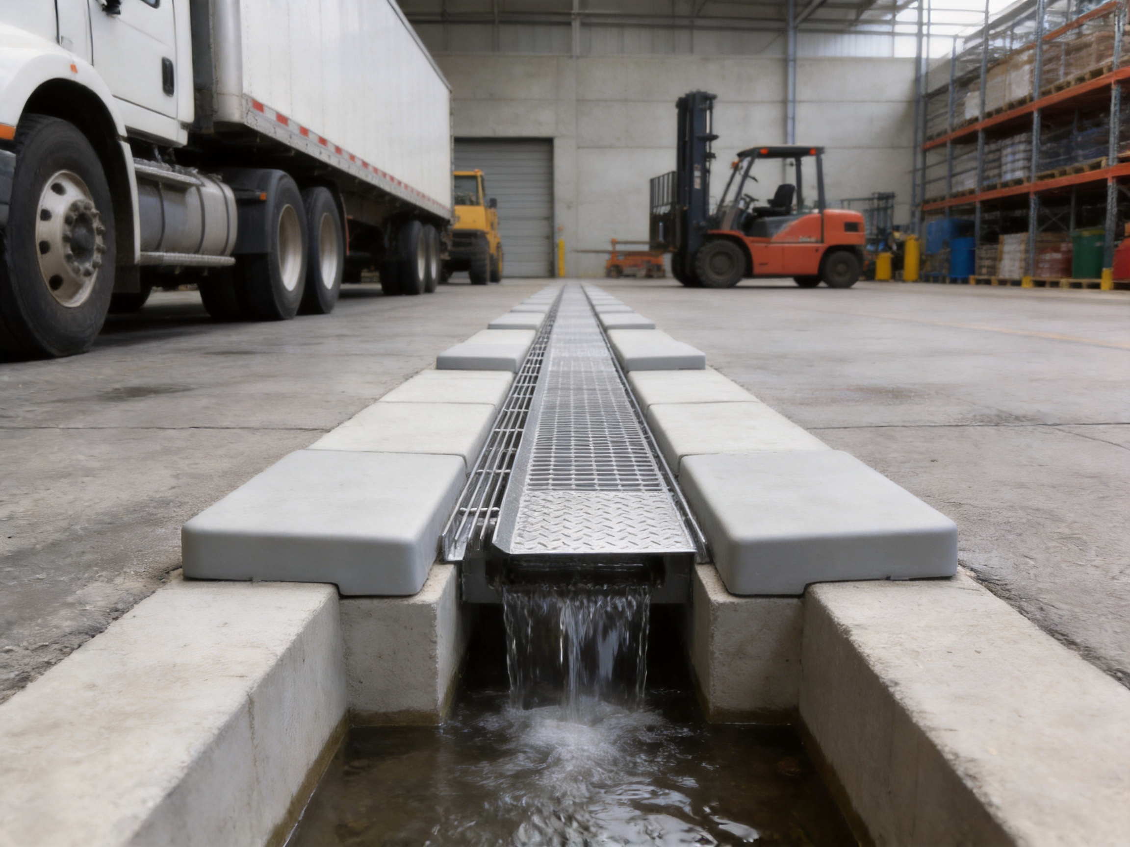 High Load-Bearing Linear Drainage Channels for Demanding Infrastructure