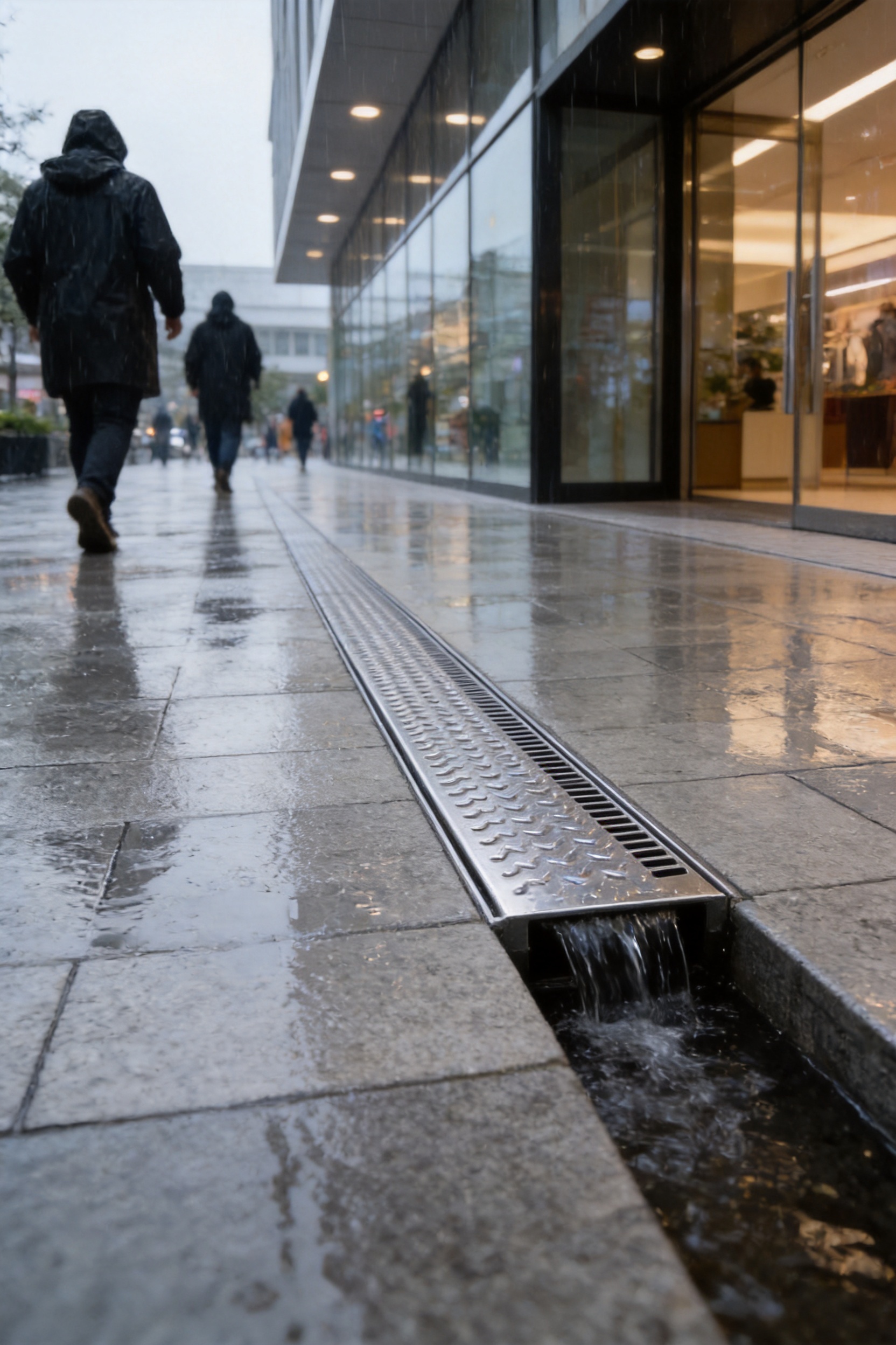 Anti-Slip and Wear-Resistant Linear Drainage Channel for Safer High-Flow Infrastructure